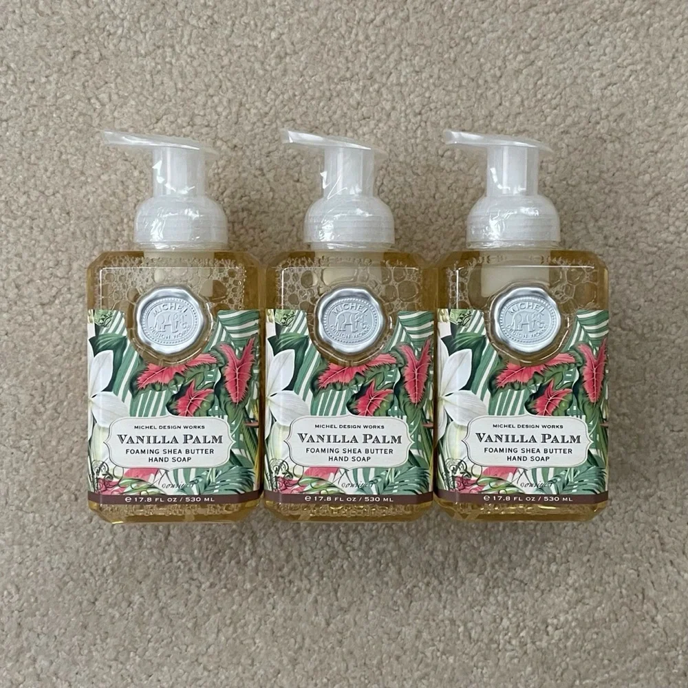 Michel Design Works Vanilla Palm Foaming Hand Soap (3-Pack)
